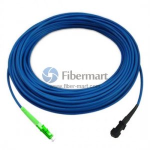 LC/APC to MTRJ/UPC Simplex Singlemode 9/125 Armored Patch Cable LC/APC to MTRJ/UPC Simplex Singlemode 9/125 Armored Patch Cable