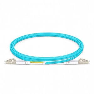 LC UPC para LC UPC Duplex 2,0 mm PVC (OFNR) OM4 Cabo de Remendo de Fibra de Perda Ultra Baixa Multimodo LC UPC para LC UPC Duplex 2,0 mm PVC (OFNR) OM4 Cabo de Remendo de Fibra de Perda Ultra Baixa Multimodo