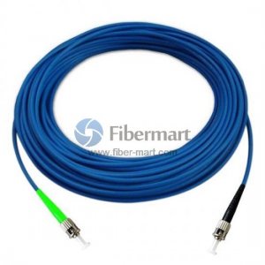 ST/UPC to ST/APC Simplex Singlemode 9/125 Armored Patch Cable ST/UPC to ST/APC Simplex Singlemode 9/125 Armored Patch Cable