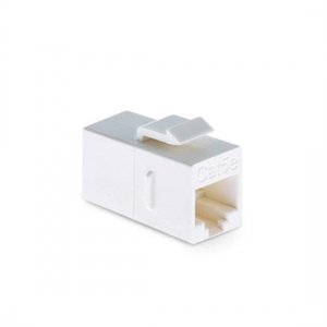 Cat5e RJ45 (8P8C) Unshielded Coupler Keystone Insert Module White Cat5e RJ45 (8P8C) Unshielded Coupler Keystone Insert Module White