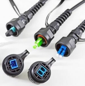 Conector ODVA à prova d'água com duplex LC Simplex SC e 12 ou 24 fibra MPO Conector ODVA à prova d'água com duplex LC Simplex SC e 12 ou 24 fibra MPO