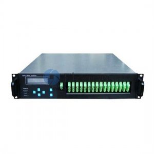 23 dBm Saída 8 portas Amplificador de alta potência 1550 nm para FTTH 23 dBm Saída 8 portas Amplificador de alta potência 1550 nm para FTTH