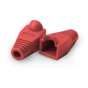 RJ45 Snagless Boot Cover 6.0mm OD Red, 50/Pack RJ45 Snagless Boot Cover 6.0mm OD Red, 50/Pack
