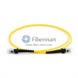 Cabo de conexão de fibra monomodo duplex MTRJ-MTRJ 9/125 Cabo de conexão de fibra monomodo duplex MTRJ-MTRJ 9/125