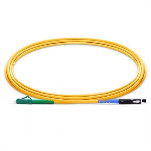 Cabo de conexão de fibra monomodo LC APC para MU Simplex PVC/LSZH/OFNP 9/125 Cabo de conexão de fibra monomodo LC APC para MU Simplex PVC/LSZH/OFNP 9/125