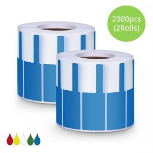 2.76 pol.L x 0.94 pol. W Tipo P Etiqueta adesiva para cabos Paper2000pcs / pack, azul 2.76 pol.L x 0.94 pol. W Tipo P Etiqueta adesiva para cabos Paper2000pcs / pack, azul