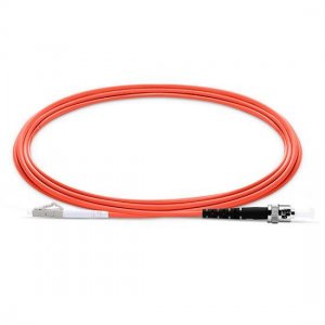 Cabo de conexão de fibra óptica multimodo LC para ST Simplex PVC/LSZH/OFNP OM2 Cabo de conexão de fibra óptica multimodo LC para ST Simplex PVC/LSZH/OFNP OM2