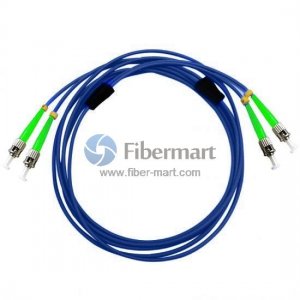 ST/APC to ST/APC Duplex Singlemode 9/125 Armored Patch Cable ST/APC to ST/APC Duplex Singlemode 9/125 Armored Patch Cable
