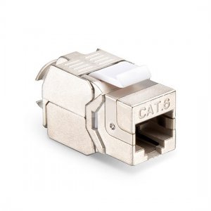 Cat6 RJ45 (8P8C) Shielded Toolless Keystone Jacks Fibermart Cat6 RJ45 (8P8C) Shielded Toolless Keystone Jacks Fibermart