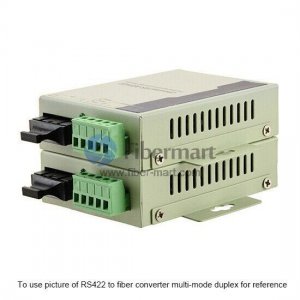 Industrial RS-422 to Single-mode Simplex Fiber Converter, 1310nm/1550nm 20km Industrial RS-422 to Single-mode Simplex Fiber Converter, 1310nm/1550nm 20km