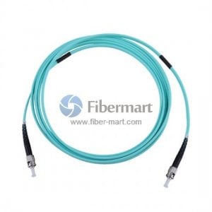 ST-ST Simplex OM4 Multimode Armored Fiber Patch Cable ST-ST Simplex OM4 Multimode Armored Fiber Patch Cable