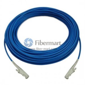 E2000/UPC to E2000/UPC Simplex Singlemode 9/125 Armored Patch Cable E2000/UPC to E2000/UPC Simplex Singlemode 9/125 Armored Patch Cable