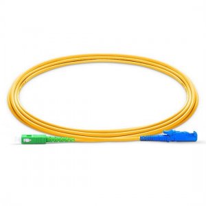 Cabo de conexão de fibra monomodo SC APC para LSH UPC simplex PVC/LSZH/OFNP 9/125 Cabo de conexão de fibra monomodo SC APC para LSH UPC simplex PVC/LSZH/OFNP 9/125