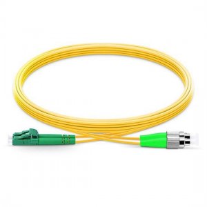 Cabo de remendo de fibra monomodo LC APC para FC APC Duplex PVC/LSZH/OFNP 9/125 Cabo de remendo de fibra monomodo LC APC para FC APC Duplex PVC/LSZH/OFNP 9/125