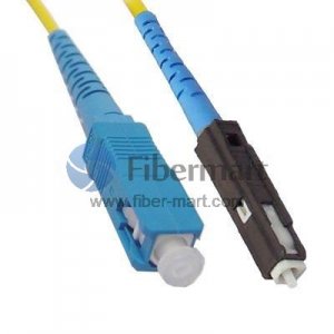SC/UPC-MU/UPC Plenum(OFNP) Simplex 9/125 Single-mode Fiber Patch Cable SC/UPC-MU/UPC Plenum(OFNP) Simplex 9/125 Single-mode Fiber Patch Cable
