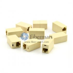 Uma extensão de rede de cabeça dupla do cabo RJ45 do conector do adaptador de interface Uma extensão de rede de cabeça dupla do cabo RJ45 do conector do adaptador de interface
