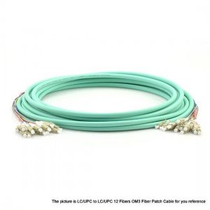 6 Fibras LC para LC OM3 Multifibra Multifibra Pré-Terminado Cabo de Tronco com Rutura 6 Fibras LC para LC OM3 Multifibra Multifibra Pré-Terminado Cabo de Tronco com Rutura