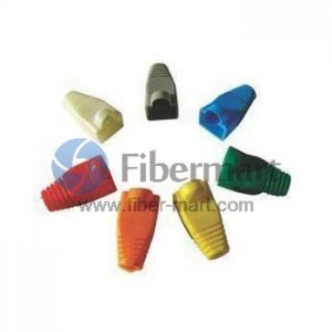 Tampas de botas de plugue RJ45 para conector modular Cat5 Cat5e Cat6 100 peças Tampas de botas de plugue RJ45 para conector modular Cat5 Cat5e Cat6 100 peças