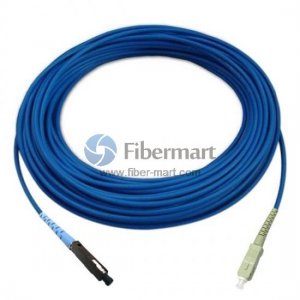SC/UPC to MU/UPC Simplex Singlemode 9/125 Armored Patch Cable SC/UPC to MU/UPC Simplex Singlemode 9/125 Armored Patch Cable
