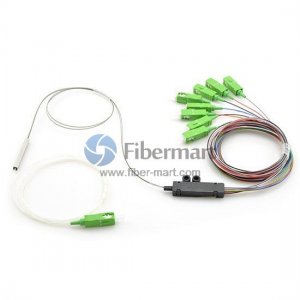 1x8 Fibra PLC Divisor com Kits Fan-out 1x8 Fibra PLC Divisor com Kits Fan-out