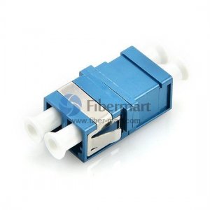 LC/UPC to LC/UPC Duplex SC Type Plastic Fiber Adapter