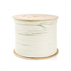 100 m (328 pés) Carretel Cat6a Blindado e Contornado (SFTP) Encalhado LSZH Bulk Ethernet CableOff branco 100 m (328 pés) Carretel Cat6a Blindado e Contornado (SFTP) Encalhado LSZH Bulk Ethernet CableOff branco