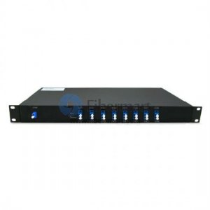 8 canais, Tipo B, 1RU Rack Mount, Simplex BIDI, DWDM Mux e Demux 8 canais, Tipo B, 1RU Rack Mount, Simplex BIDI, DWDM Mux e Demux