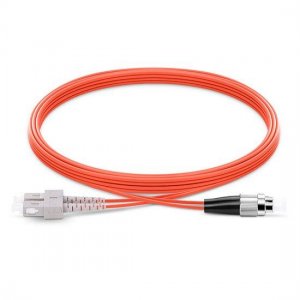 Cabo de conexão de fibra óptica multimodo SC para FC duplex PVC/LSZH/OFNP OM1 Cabo de conexão de fibra óptica multimodo SC para FC duplex PVC/LSZH/OFNP OM1