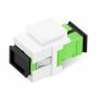 Conector Keystone de fibra monomodo simples SC/APC para SC/APC Conector Keystone de fibra monomodo simples SC/APC para SC/APC
