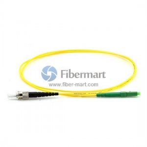 Cabo Patch de Fibra Simplex LC / APC para ST / UPC Monomodo 9/125 Cabo Patch de Fibra Simplex LC / APC para ST / UPC Monomodo 9/125