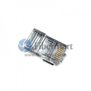 Ficha modular AMP Cat5e RJ45 10 peças Ficha modular AMP Cat5e RJ45 10 peças
