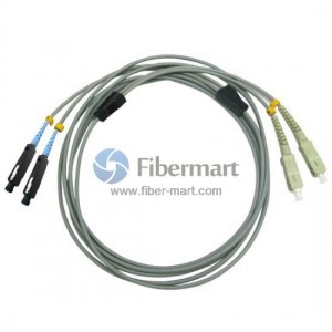 SC/UPC to MU/UPC Duplex Multimode OM1 Armored Patch Cable SC/UPC to MU/UPC Duplex Multimode OM1 Armored Patch Cable