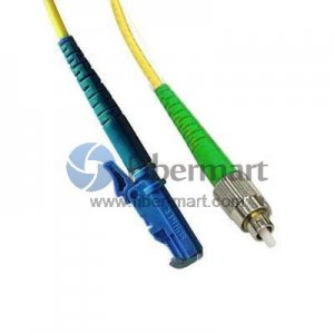 Cabo de conexão de fibra monomodo FC/APC para E2000/UPC Simplex 9/125 Cabo de conexão de fibra monomodo FC/APC para E2000/UPC Simplex 9/125