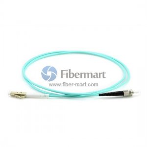 ST-LC Plenum(OFNP) Simplex OM3 50/125 Multi-mode Fiber Patch Cable