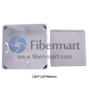 Gabinetes de fibra pré-carregados de plástico para montagem em parede com 6 furos padrão Gabinetes de fibra pré-carregados de plástico para montagem em parede com 6 furos padrão