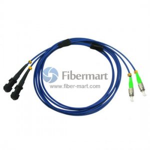 FC/APC to MTRJ/UPC Duplex Singlemode 9/125 Armored Patch Cable FC/APC to MTRJ/UPC Duplex Singlemode 9/125 Armored Patch Cable