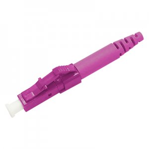 LC UPC Multimode Simplex 1.2mm Boot LC Fiber Connector Пурпурный LC UPC Multimode Simplex 1.2mm Boot LC Fiber Connector Пурпурный
