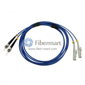 ST/UPC to LSH/UPC Duplex Singlemode 9/125 Armored Patch Cable ST/UPC to LSH/UPC Duplex Singlemode 9/125 Armored Patch Cable