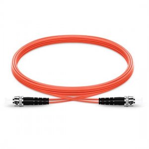 ST to ST Duplex PVC/LSZH/OFNP OM1 Multimode Fiber Optic Patch Cable ST to ST Duplex PVC/LSZH/OFNP OM1 Multimode Fiber Optic Patch Cable