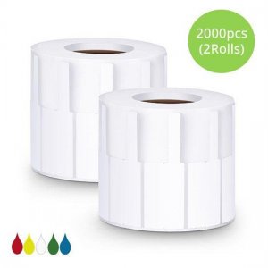 2.76in.L x 0.94in.W P Type Cable Adhesive Label Paper2000pcs/pack, White 2.76in.L x 0.94in.W P Type Cable Adhesive Label Paper2000pcs/pack, White
