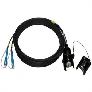 IP67 Harsh Environment Tactical Type (Socket) to LC/SC/FC/ST Fiber Optic Patch Cable IP67 Harsh Environment Tactical Type (Socket) to LC/SC/FC/ST Fiber Optic Patch Cable