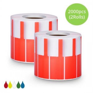 2.76in.L x 0.94in.W P Тип Кабельный клей Label Paper2000pcs/pack,красный 2.76in.L x 0.94in.W P Тип Кабельный клей Label Paper2000pcs/pack,красный