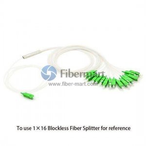 1x16 Поляризация Поддержание Blockless волокна PLC Splitter медленной оси 1x16 Поляризация Поддержание Blockless волокна PLC Splitter медленной оси