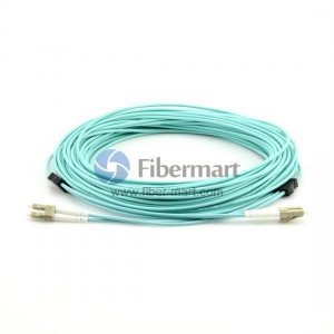 LC-LC Duplex OM3 Multimode Armored Fiber Patch Cable LC-LC Duplex OM3 Multimode Armored Fiber Patch Cable