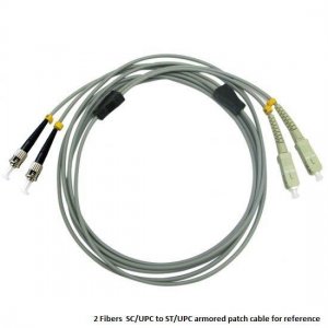 Custom E2000 UPC to E2000 UPC 12 Fibers OM1/OM2 Multimode Armored Breakout Cable 3.0mm Legs Custom E2000 UPC to E2000 UPC 12 Fibers OM1/OM2 Multimode Armored Breakout Cable 3.0mm Legs