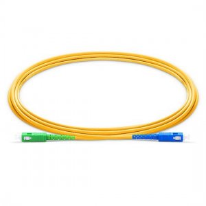 SC UPC - SC APC Simplex PVC/LSZH/OFNP 9/125 Одномодовый волоконно-оптический патч-кабель SC UPC - SC APC Simplex PVC/LSZH/OFNP 9/125 Одномодовый волоконно-оптический патч-кабель