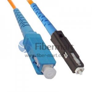 SC-MU Plenum(OFNP) Simplex OM4 Multimode Fiber Patch Cable