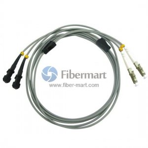 LC/UPC to MTRJ/UPC Duplex Multimode OM1 Armored Patch Cable LC/UPC to MTRJ/UPC Duplex Multimode OM1 Armored Patch Cable