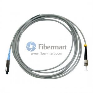 ST/UPC to MU/UPC Simplex Multimode OM2 Armored Patch Cable ST/UPC to MU/UPC Simplex Multimode OM2 Armored Patch Cable