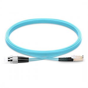 FC to E2000 Duplex PVC/LSZH/OFNP OM3 многомодовый волоконно-оптический соединительный кабель FC to E2000 Duplex PVC/LSZH/OFNP OM3 многомодовый волоконно-оптический соединительный кабель